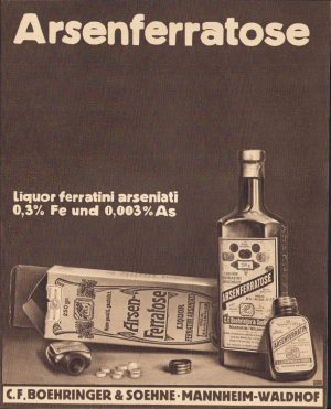 Reclamă medicament, Germania, anii 1930-1940