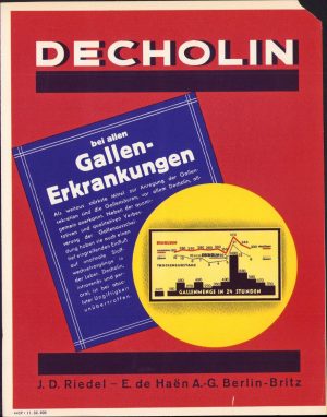 Reclamă medicament, Germania, anii 1930-1940