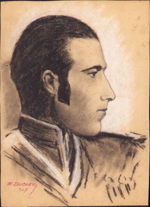 Portret de Eugen Dublea, 1937