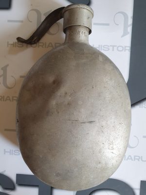 Bidon militar german pentru apă, Al Doilea Război Mondial, marcaj OHW 1941 (Otto Honsel-Werke, Aluminiumwerk, Werdohl, anul 1941)