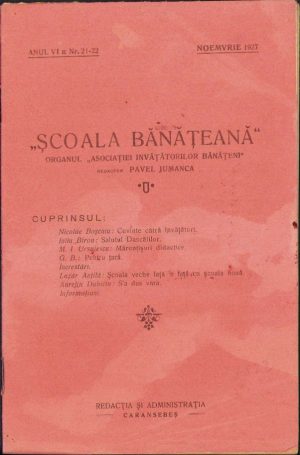 Școala bănățeană, 21-22/1927