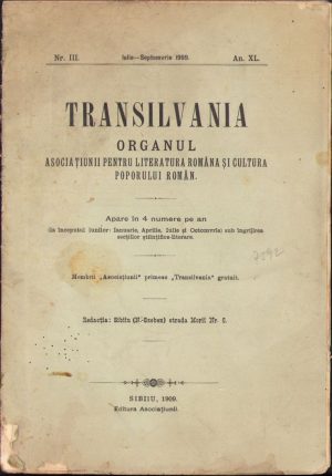 Transilvania, III/1909