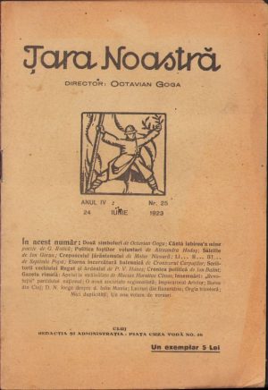Țara Noastră, 25/1923