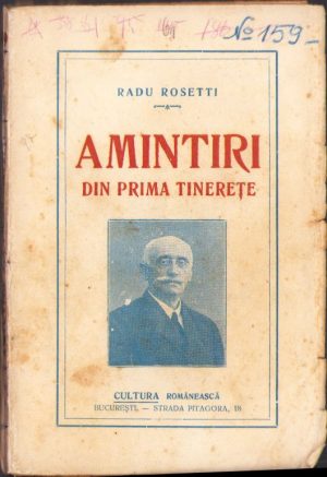 Amintiri din prima tinerețe de Radu Rosetti, 1927
