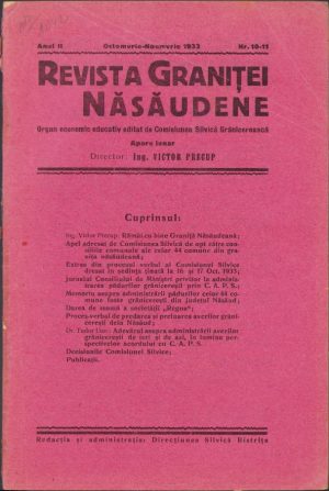Revista graniței năsăudene, 10-11/1933