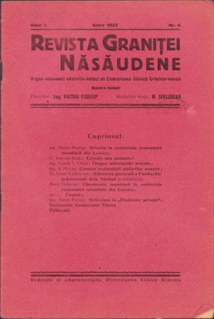 Revista graniței năsăudene, 6/1933