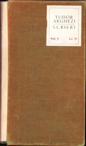 Scrieri de Tudor Arghezi, volumul 9, 1965