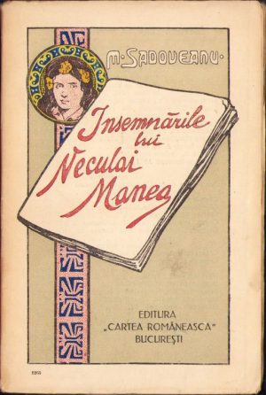 Însemnările lui Neculai Manea de Mihail Sadoveanu, ediția I, 1925