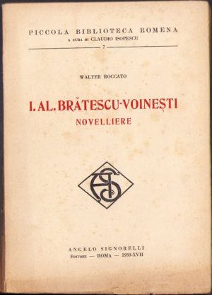 I. Al. Brătescu-Voinești novelierre de Walter Roccato, 1939