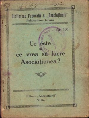 Ce este și ce vrea Asociațiunea?