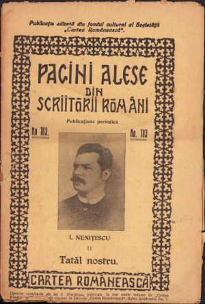 Tatăl nostru (II) de I. Nenițescu, 1924