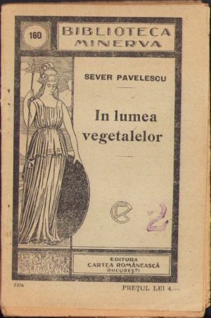În lumea vegetalelor de Sever Pavelescu, Biblioteca Minerva