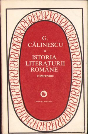 Istoria literaturii române Compendiu de George Călinescu, 1983