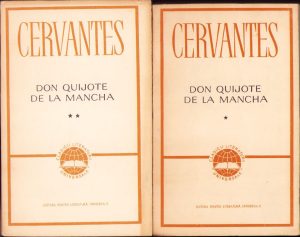 Don Quijote de la Mancha de Cervantes, volumul I și II, 1965