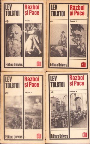 Război și pace de Lev Tolstoi, volumul I-IV, 1985