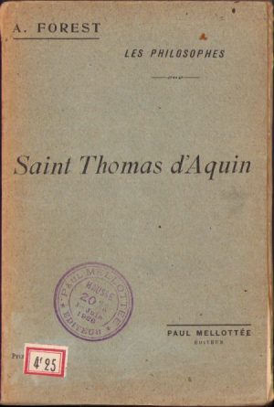 Saint Thomas d'Aquin par Aimé Forest, 1923