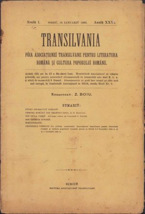 Transilvania, 1/1895