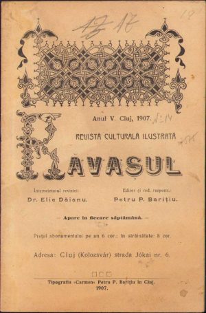 Răvașul, revistă culturală ilustrată, 14/1907, Cluj
