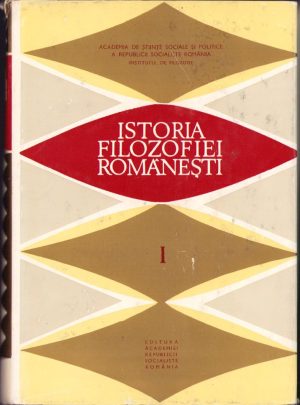 Istoria filozofiei românești, volumul I, 1972