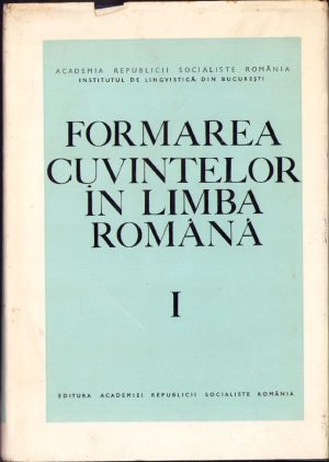 Formarea cuvintelor în limba română, Compunerea, volumul I, 1970