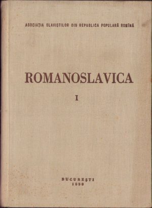 Romanoslavica, I/1958