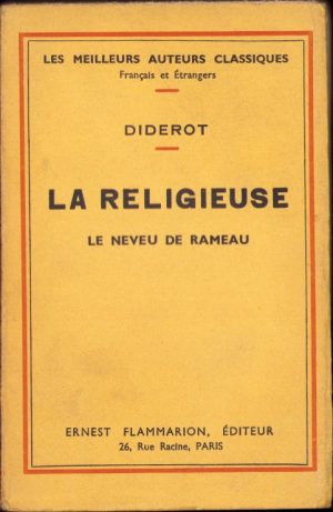 Diderot, La religieuse Le Neveau de Rameau