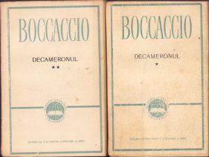 Decameronul de Boccaccio, volumul I și II, 1957
