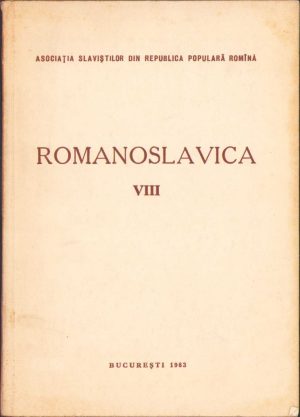 Romanoslavica, VIII/1963