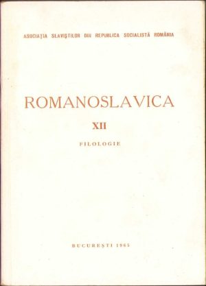 Romanoslavica, XII/1965
