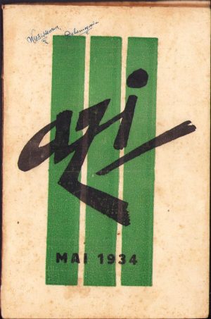 Azi, revistă lunară de literatură critică și artă, 3/1934