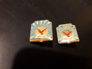 Lot de 2 insigne Șoimii Patriei - România comunistă