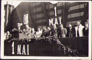 Tribună oficială de 1 Mai, România, anii 1950-1960