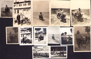 Lot de 13 poze cu motociclete România, 1947-1949