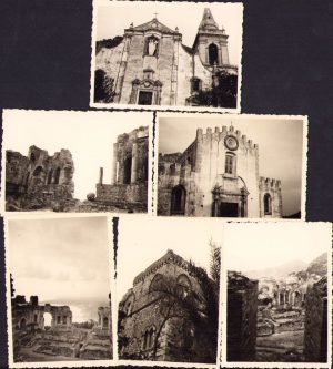 Lot de 6 poze Taormina, Italia, anii 1930