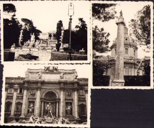 Lot de 3 poze Roma, Italia, anii 1930