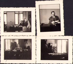 Lot de 4 poze birouri S.A.R. de Telefoane Feleac, 1937