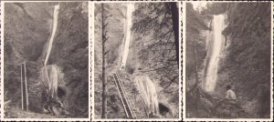 Lot 3 poze Cascada Duruitoarea, Ceahlău, 1957