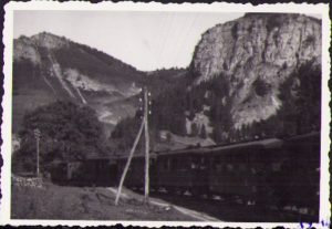 Mocănița la Lupșa, județul Alba, 1944