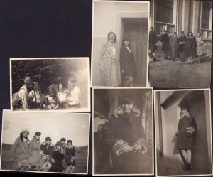 Lot de 5 poze eleve săsoaice din Sebeș, județul Alba, 1932