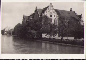 Casă veche în Landshut, Germania, azi Hotel Amalia, anii 1930