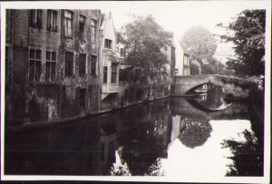 Podul St. Boniface, Bruges, Belgia, anii 1930