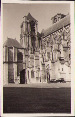 Cathedrale St Ettiene, Bourges, Franța, anii 1930