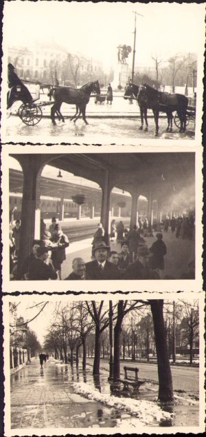 Lot de 3 poze din București, ante 1940