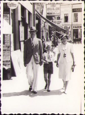 Străjer premiant, centrul vechi Ploiești, anii 1930