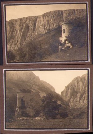Lot de 2 poze cu turn Turda - Cheile Turzii, ante 1934
