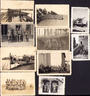Lot de 10 poze cu soldați germani, 1939