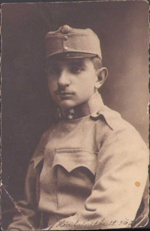 Caporal austro-ungar mort în anul 1916, Primul Război Mondial