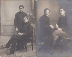 Lot de 2 poze elevi, Bârlad, 1913