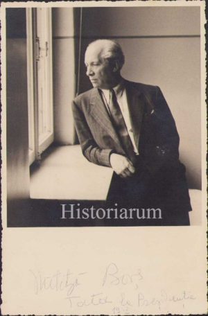 Dumitru Borș fotografiat la Președinție, 1943, emisarul secret al guvernului României în același an la Lisabona