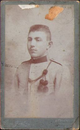 Militar austro-ungar cu șnur de specialist, studio Foikar, Mezolombardo
